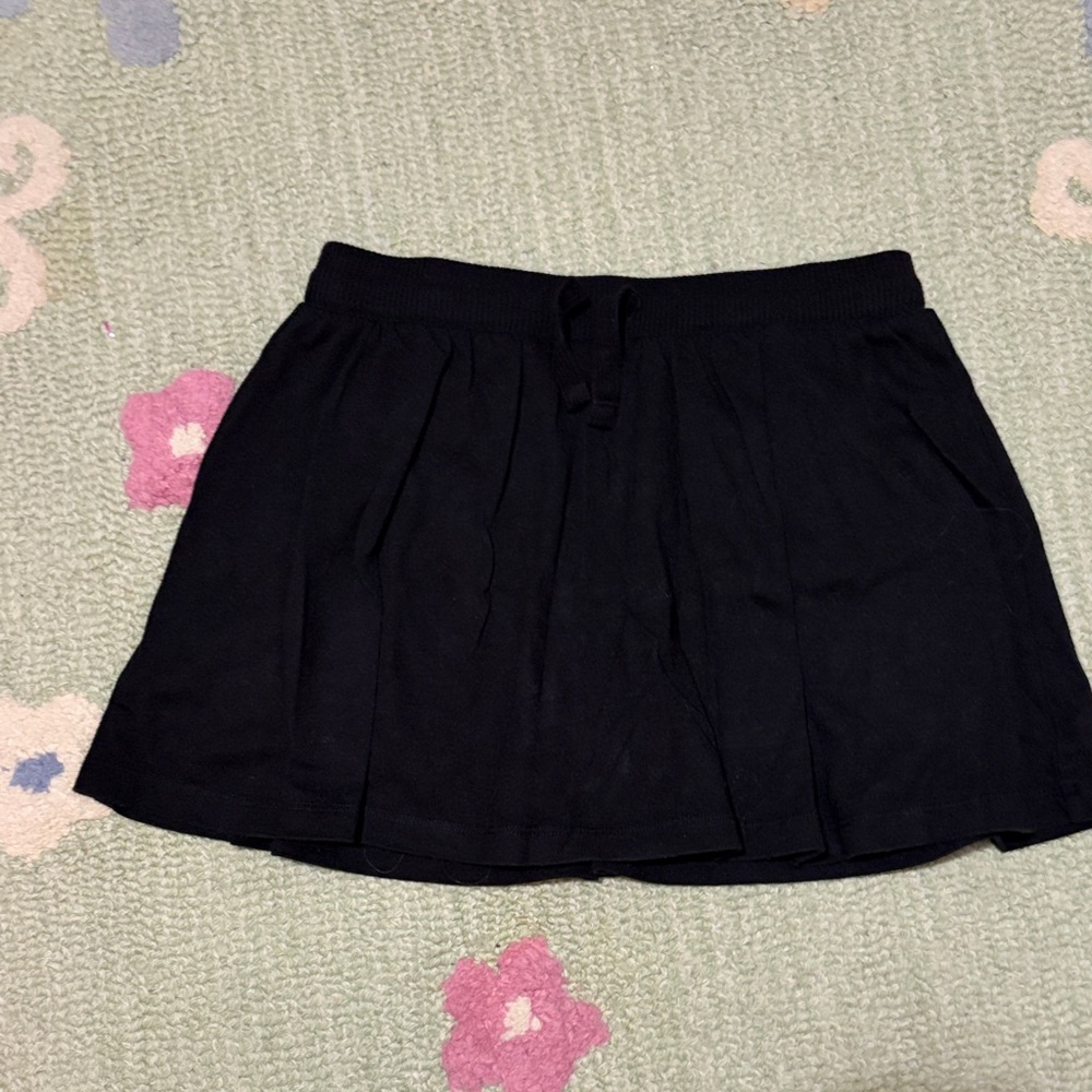 Old Navy Black Girls' Drawstring Knit Skirt